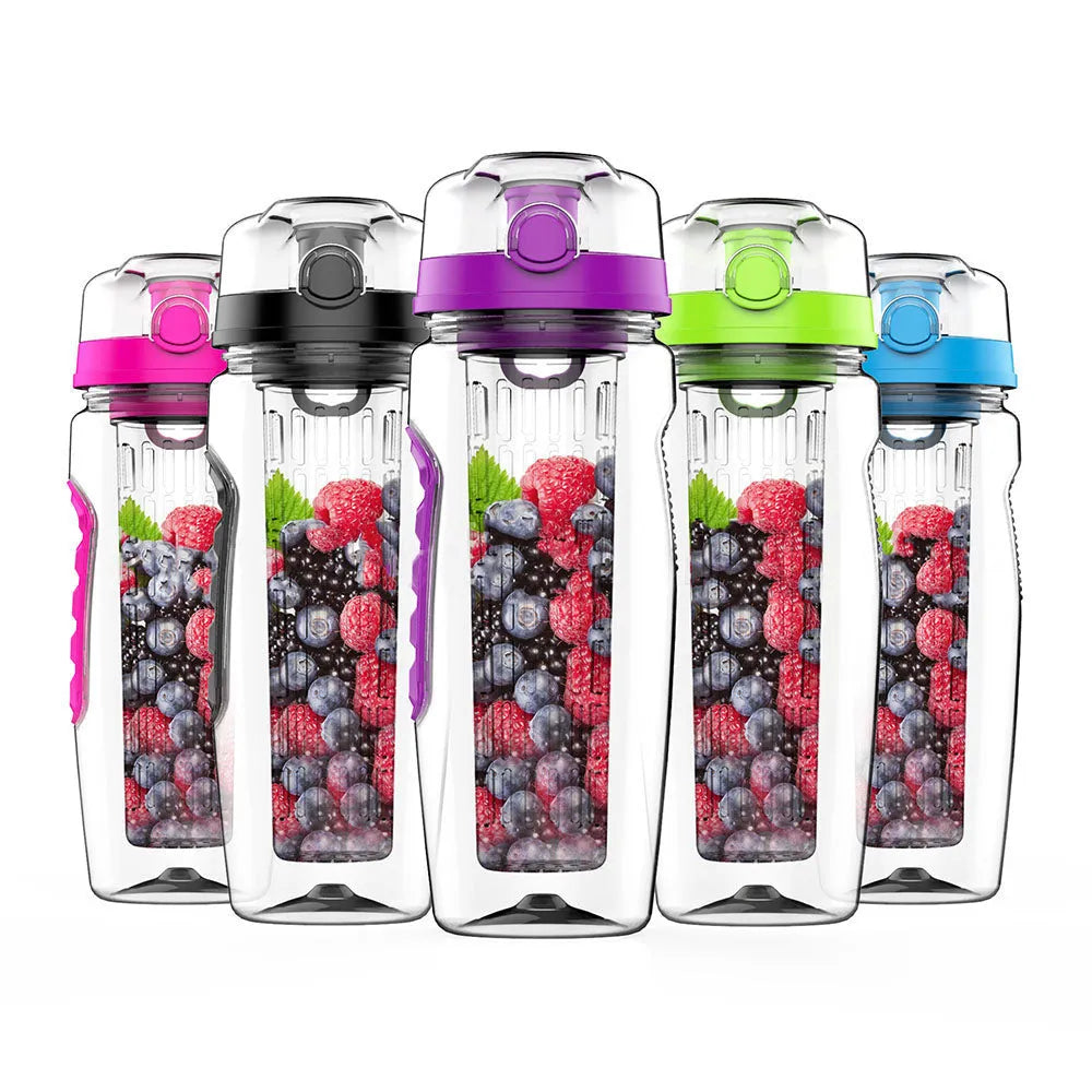 HydroFruition: 32oz Fruit-Infused Hydration Water Bottle