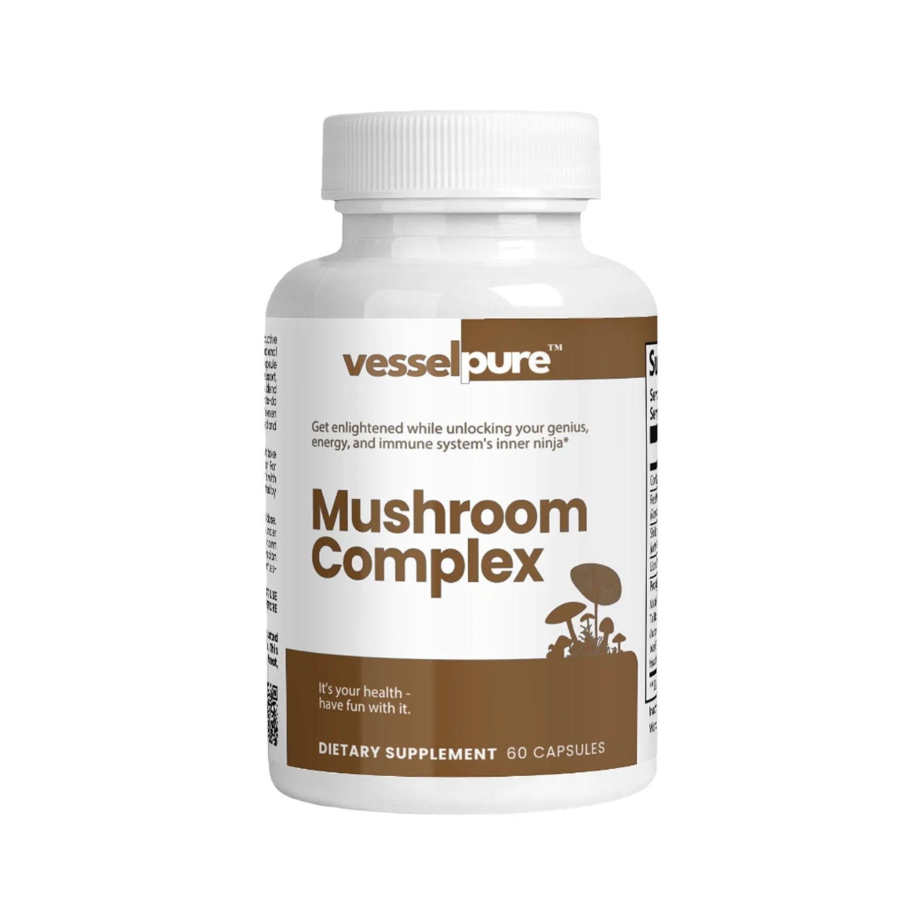 Mushrooms: Adaptogenic Blend for Stress, Energy & Immunity - Vessel Pure