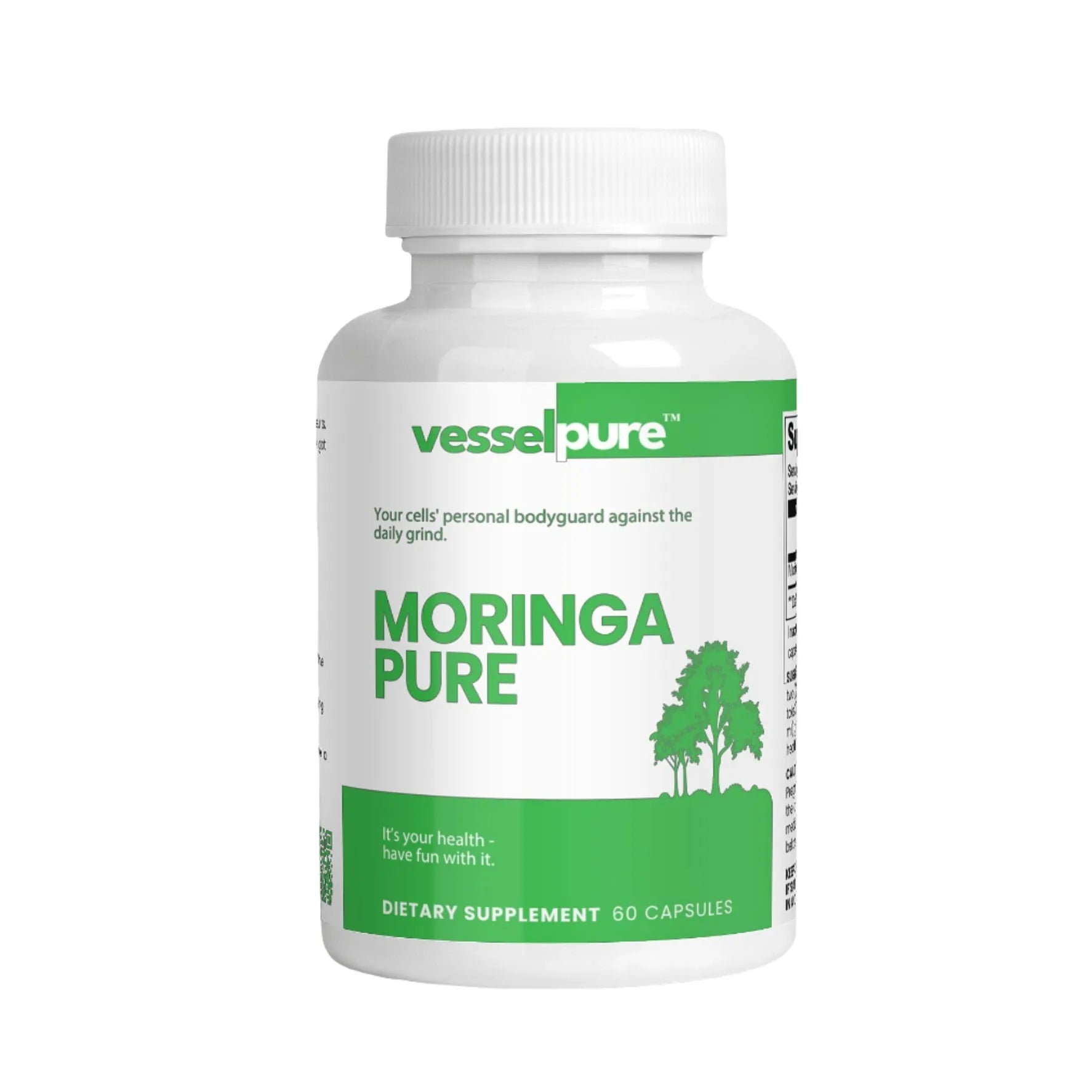 Pure Moringa Extract: Nature's Nutrient Powerhouse in a Capsule - Vessel Pure