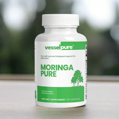 Pure Moringa Extract: Nature's Nutrient Powerhouse in a Capsule - Vessel Pure