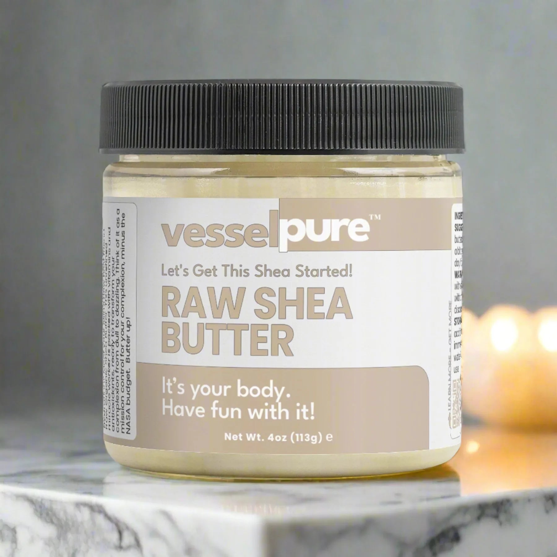 Raw Organic Shea Butter | Deep Hydration & Skin Nourishment - Vessel Pure