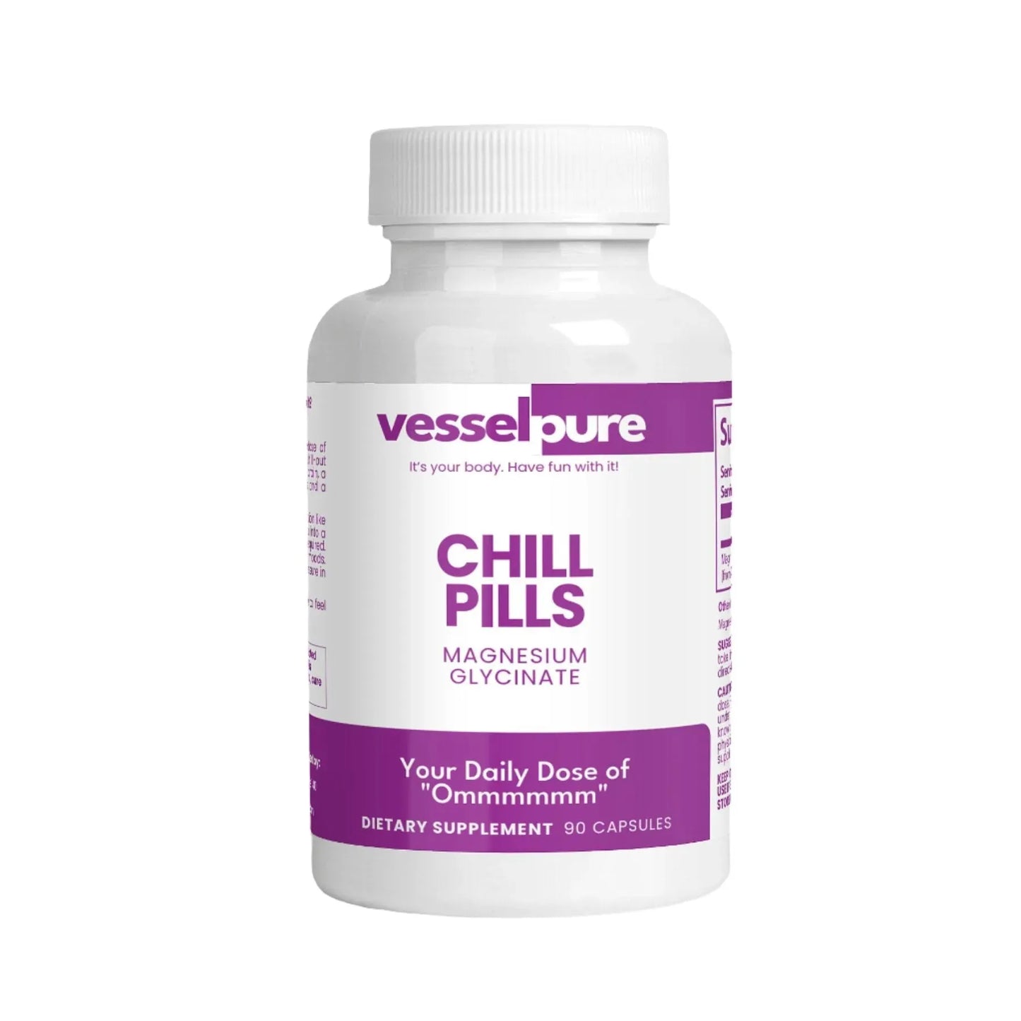 Chill Pills: Premium Magnesium Glycinate Supplement for Relaxation & Mood