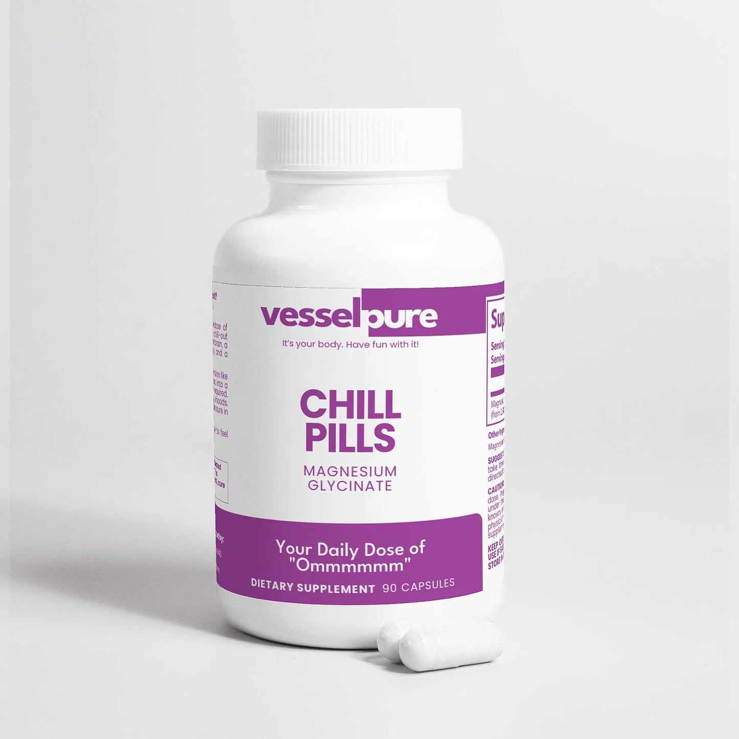 Chill Pills: Premium Magnesium Glycinate Supplement for Relaxation & Mood