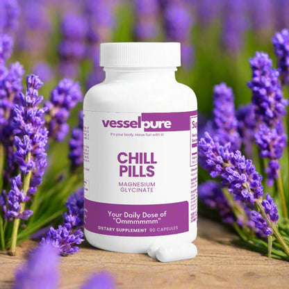 Chill Pills: Premium Magnesium Glycinate Supplement for Relaxation & Mood