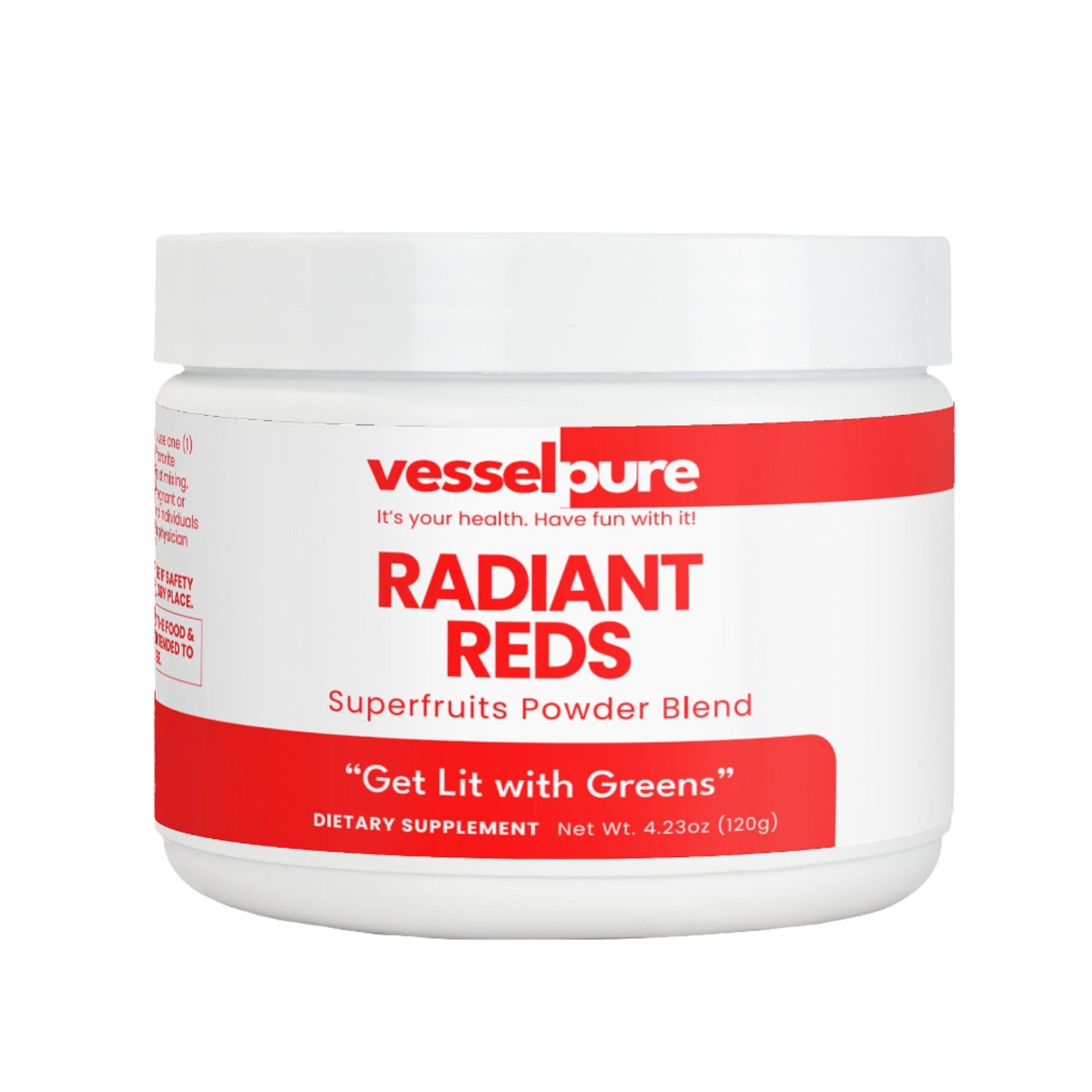 Radiant Reds: Natural Superfruits Powder for Cellular Defense & Vitality