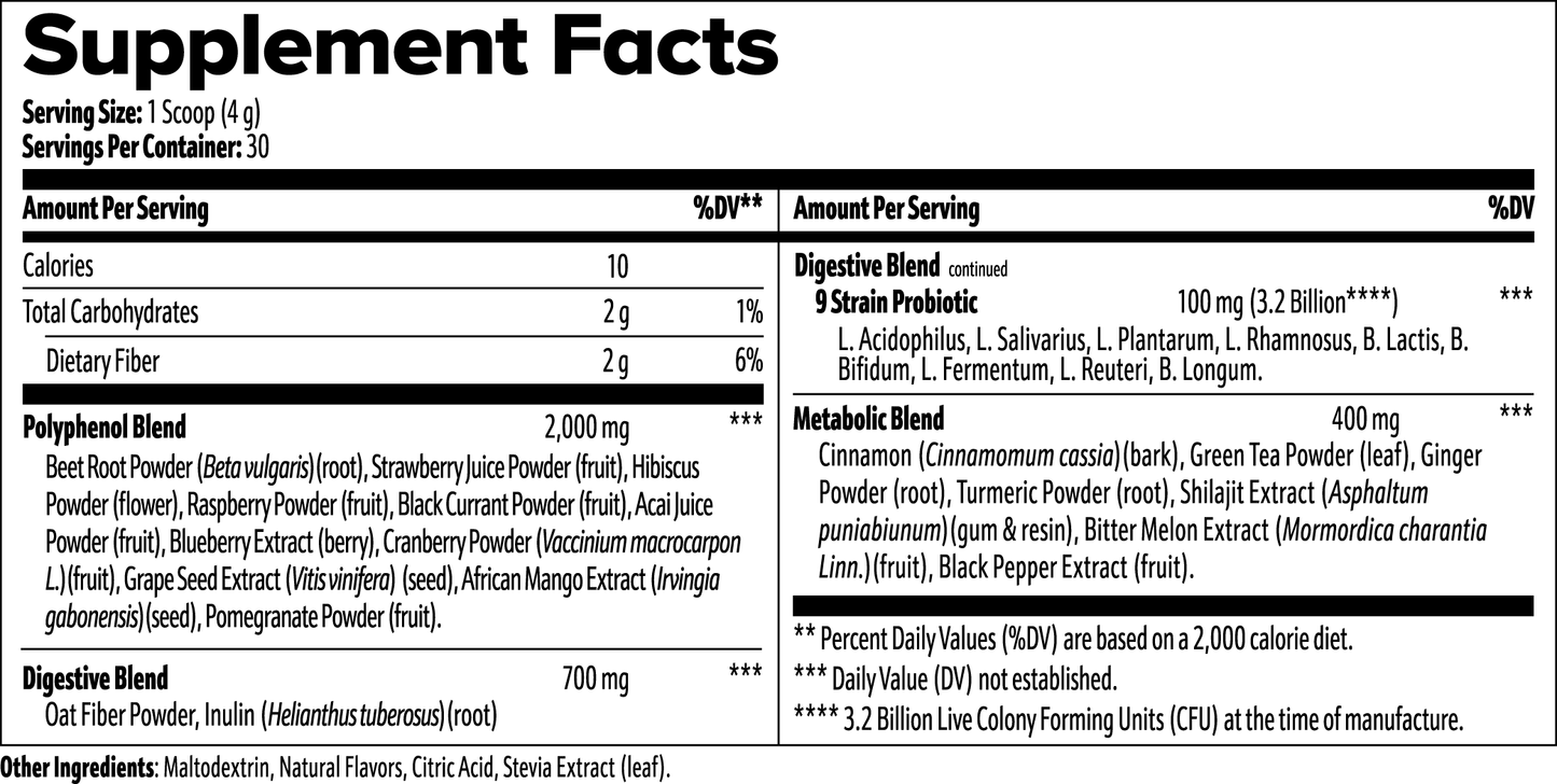 Radiant Reds: Natural Superfruits Powder for Cellular Defense & Vitality