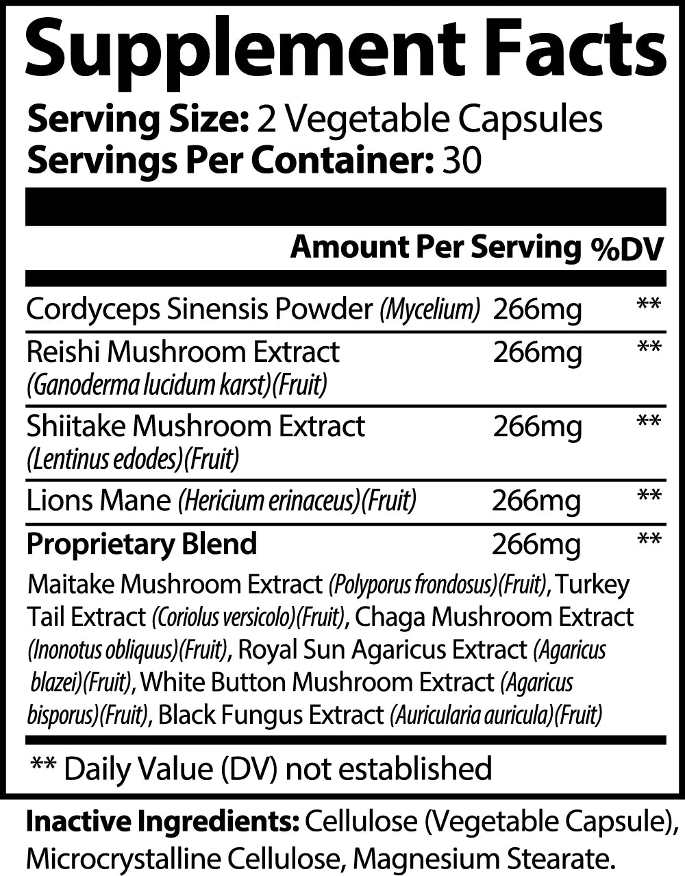 Mushrooms: Adaptogenic Blend for Stress, Energy & Immunity - Vessel Pure