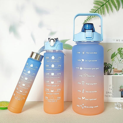 Unique Colorful Hydration Companions: 3 Water Bottle Set - Vessel Pure