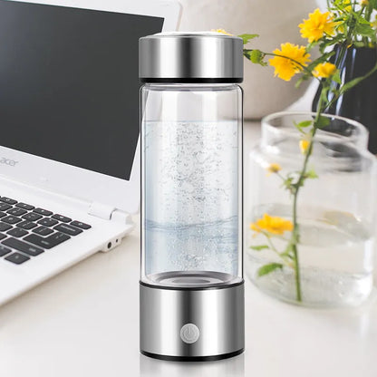 Hydrogen-Infused Hydration: The Portable Antioxidant Generator Water Bottle - Vessel Pure