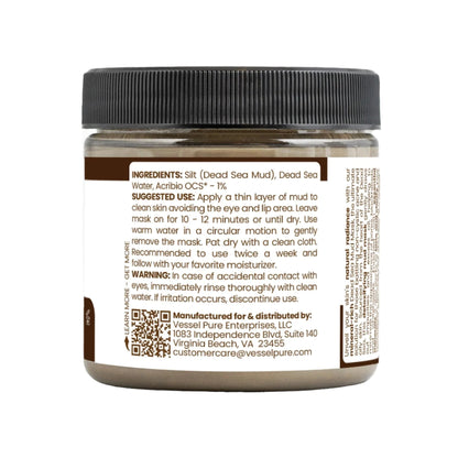 Dead Sea Mud Mask - Deep Cleansing & Purifying Facial Treatment