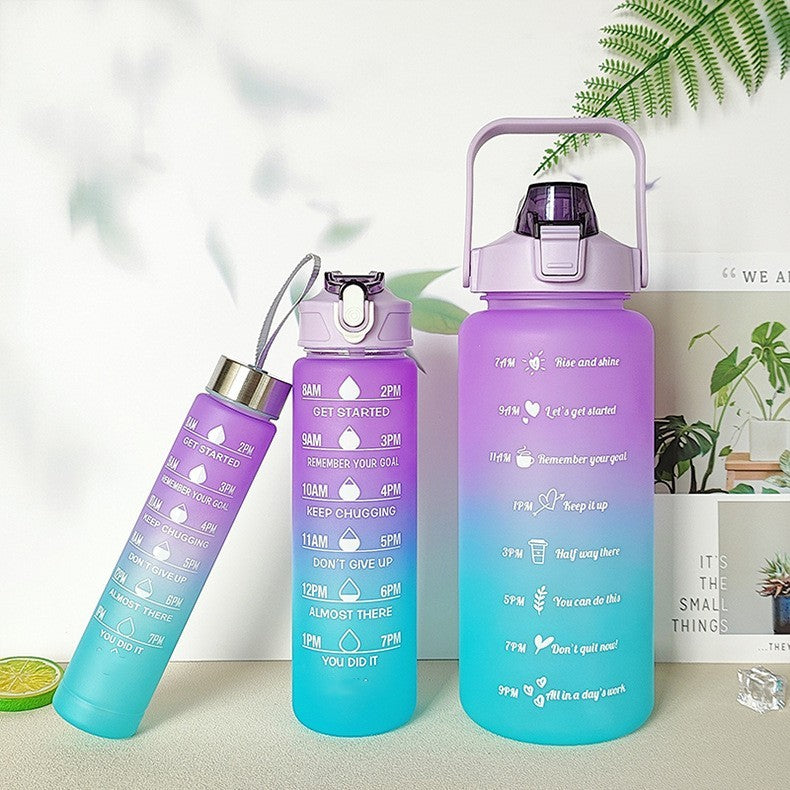 Unique Colorful Hydration Companions: 3 Water Bottle Set - Vessel Pure